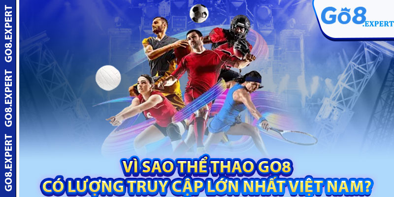 Thể Thao GO8 – Trải Nghiệm Cá Cược Sôi Động Mỗi Ngày 2 Vì sao thể thao GO8 có lượng truy cập lớn nhất Việt Nam?